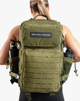 LARGE GYM BACKPACK BUILT FOR ATHLETES ARMY GREEN